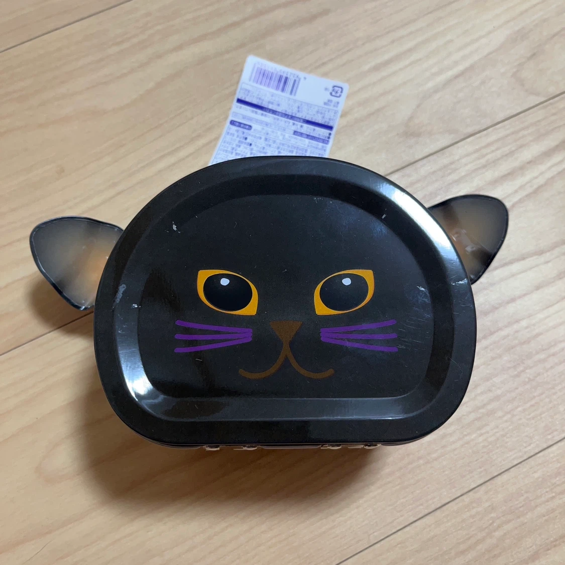 ハロウィンキャット バッグティン 缶ケースの写真3枚目
