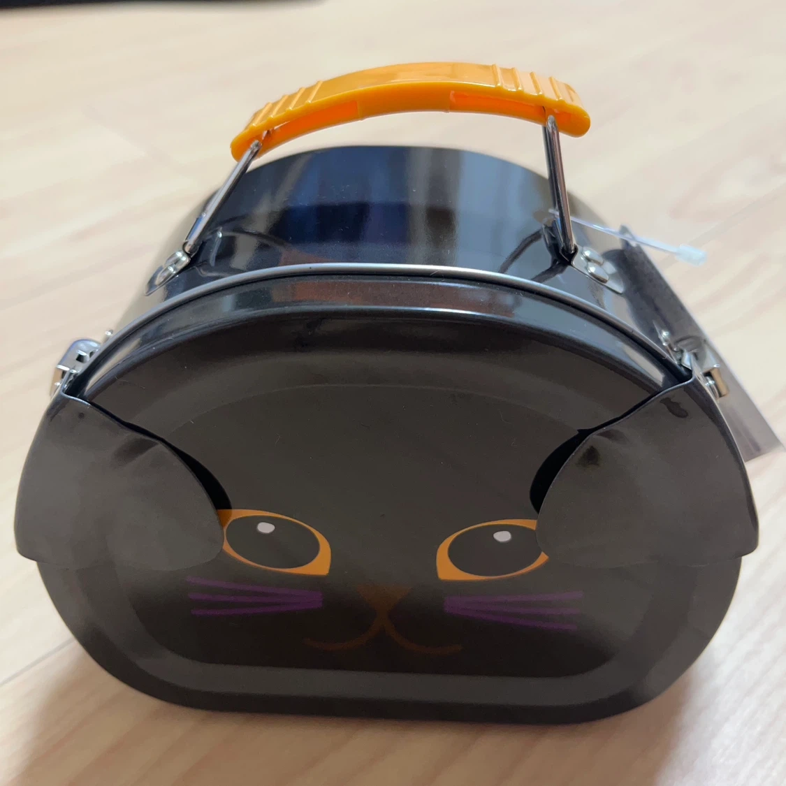 ハロウィンキャット バッグティン 缶ケースの写真8枚目