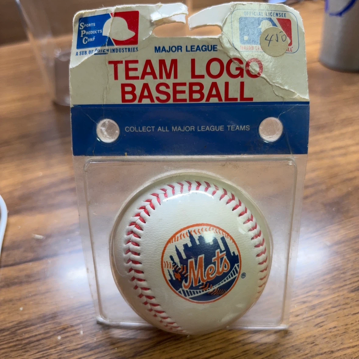 MLB ニューヨークメッツ チームロゴ野球ボール