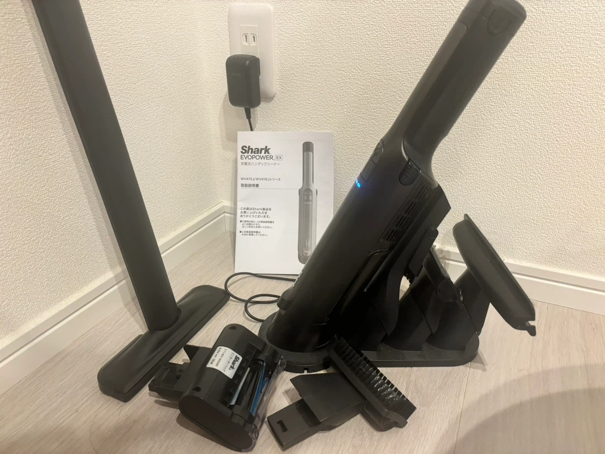 シャーク ハンディクリーナー WV416JGYの写真2枚目