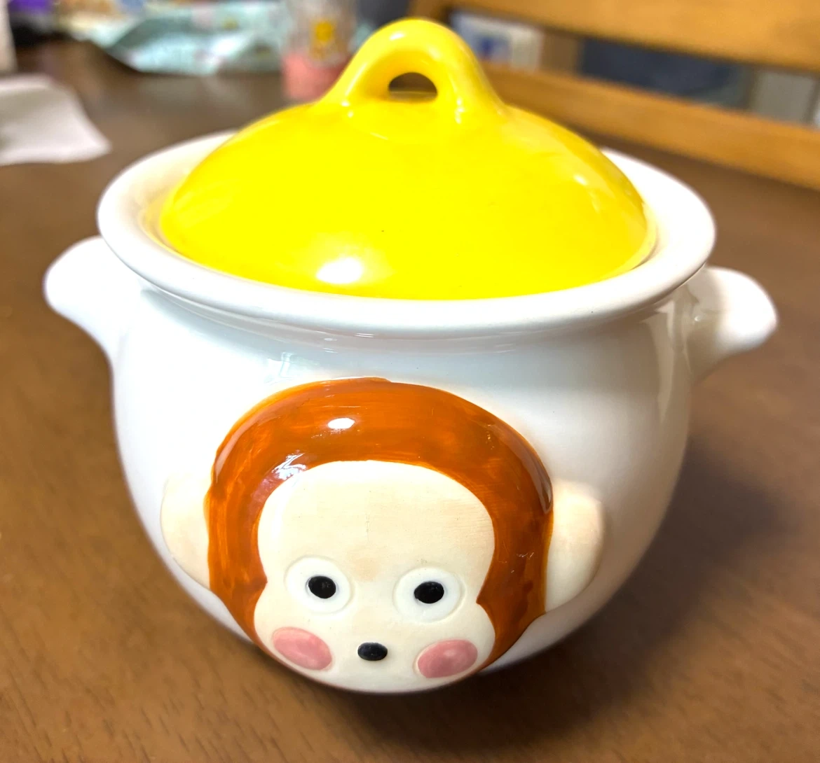 サンリオ おさるのもんきち陶器製ポット
