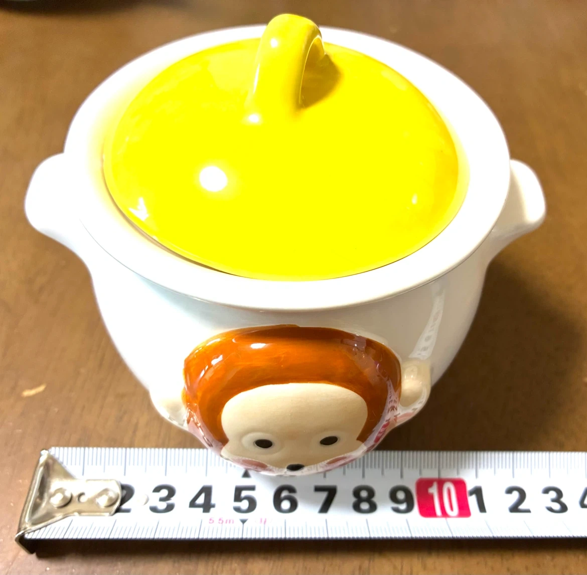 サンリオ おさるのもんきち陶器製ポットの写真5枚目