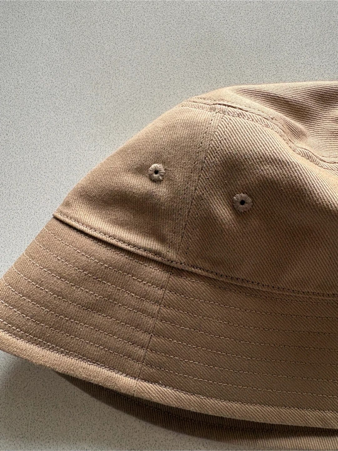 【新品】無印良品 バケットハット ベージュ 56.5-59cmの写真2枚目