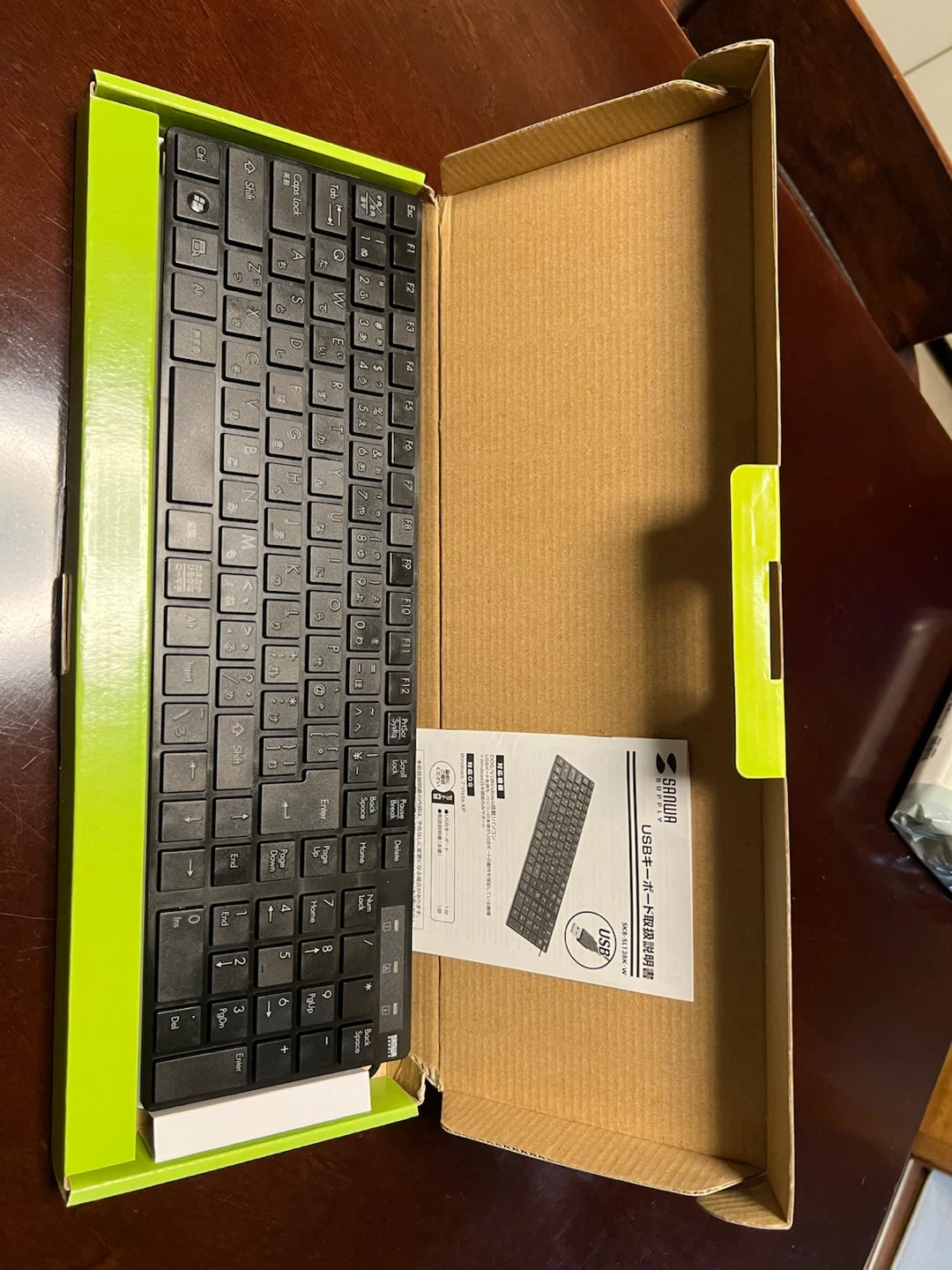サンワサプライ USBキーボード SKB-SL13BKの写真2枚目