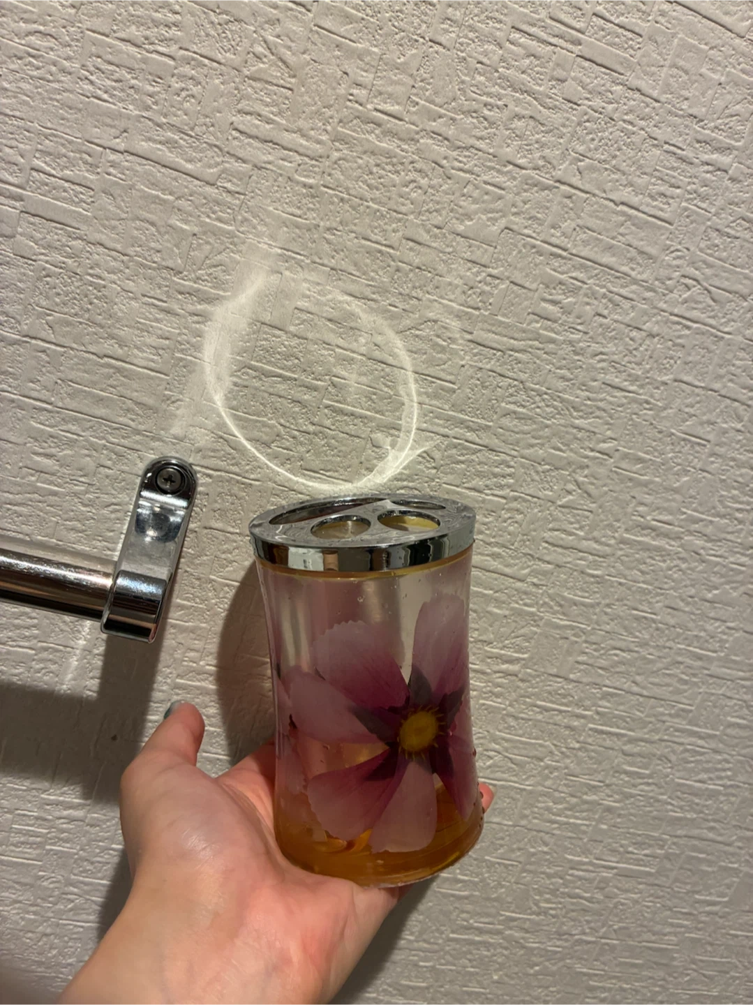 花柄 歯ブラシスタンド