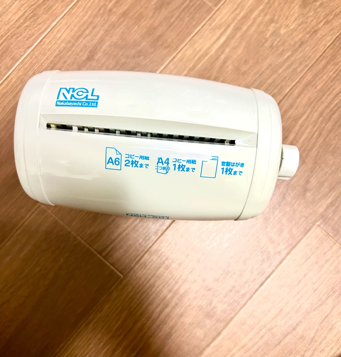 ナカバヤシ ハンドシュレッダ クルッキルストレート NSH-S01の写真3枚目