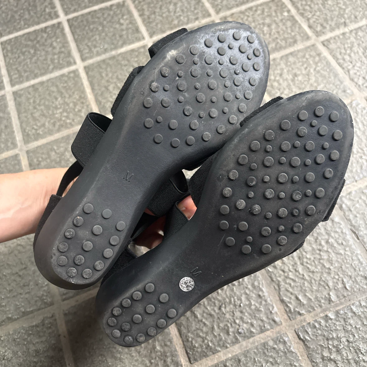 スタジオ27 サンダル 黒 Mサイズの写真6枚目