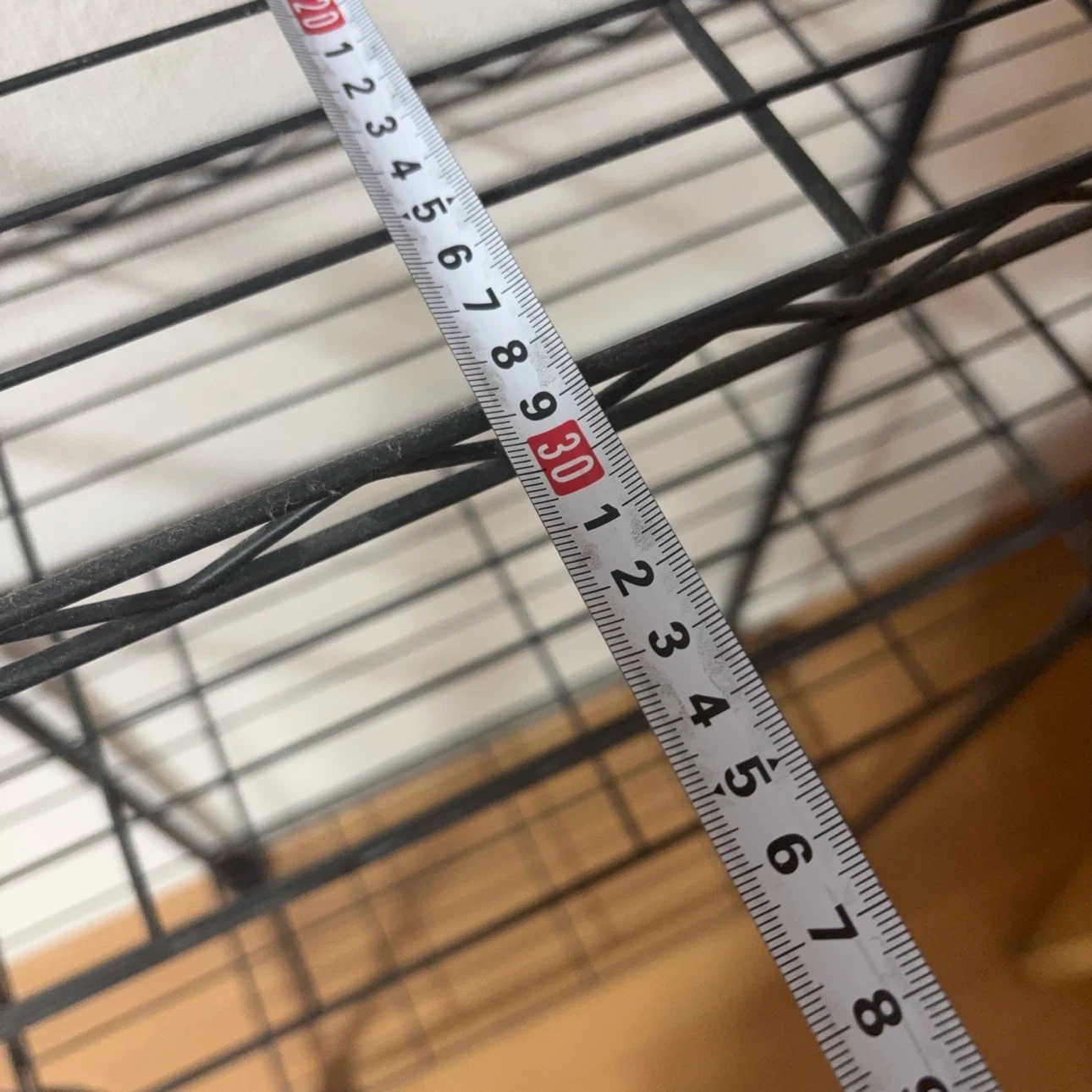 メタルラック 4段 キャスター付 ブラックの写真4枚目