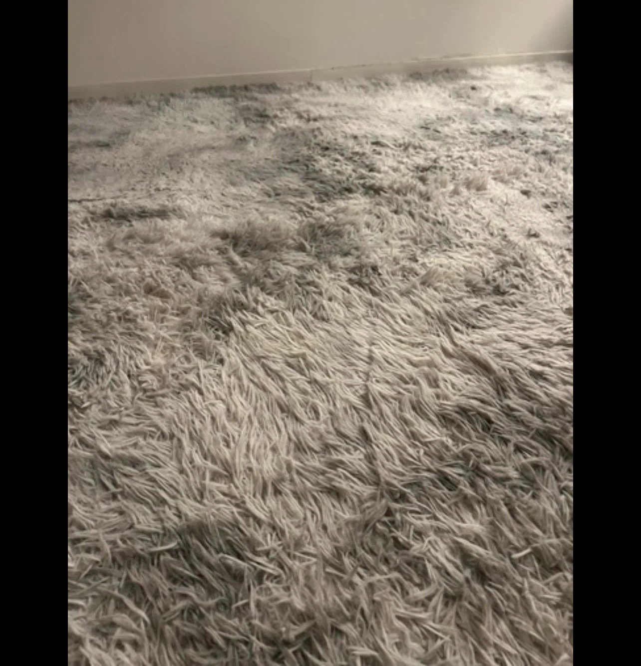シャギーラグ 北欧風 グレーの写真2枚目