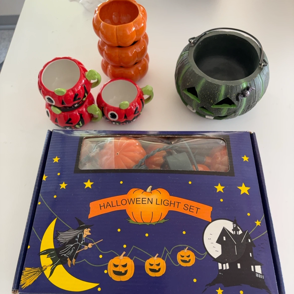 ハロウィン ライトセット かぼちゃ