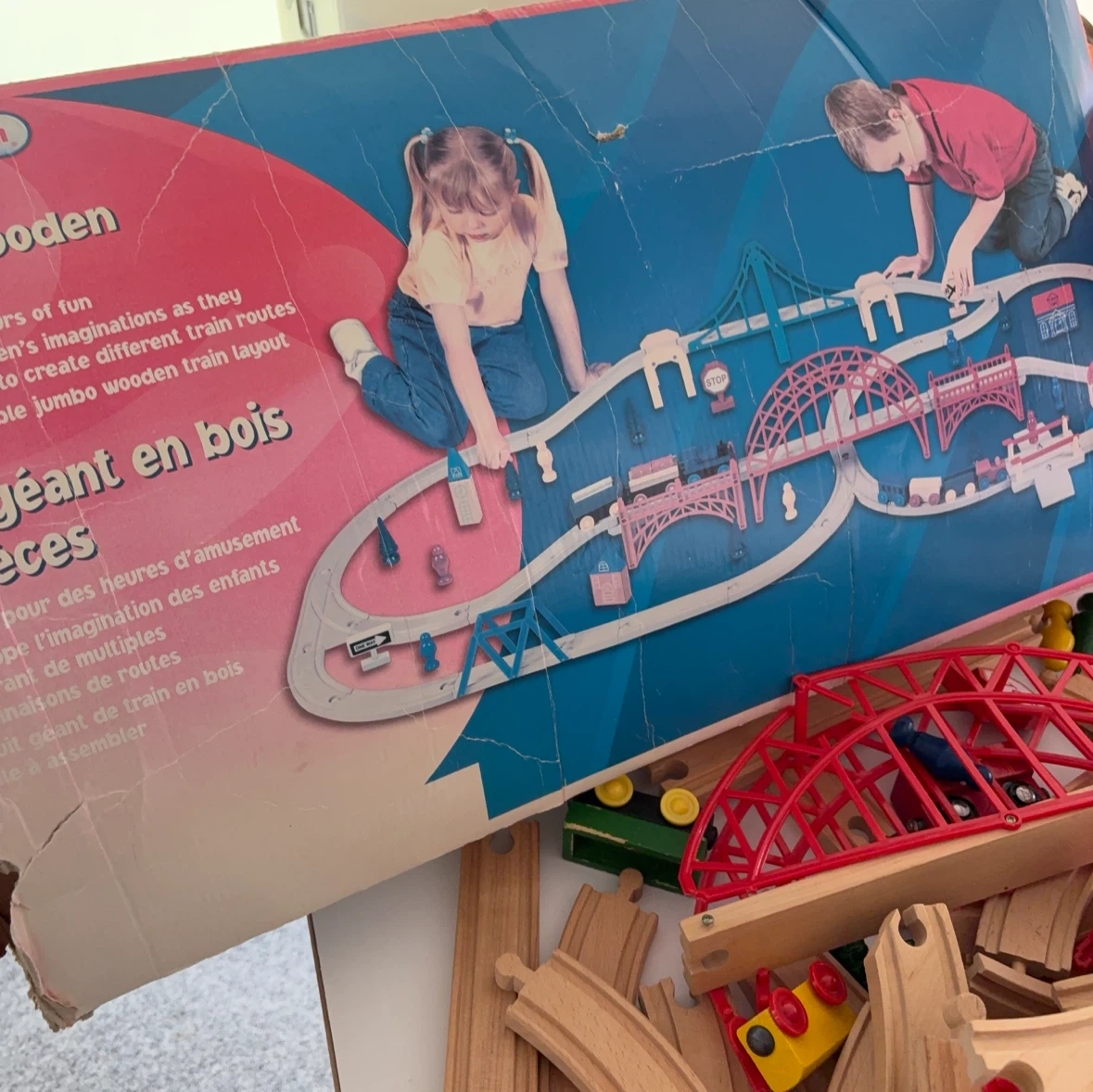 木製レールセットの写真3枚目