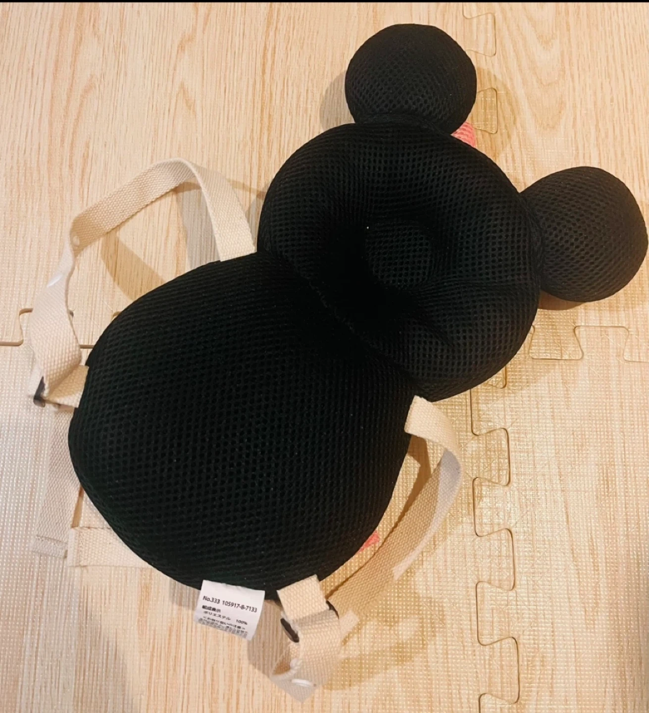 ミニーマウス ベビー用ごっつん防止リュックの写真2枚目