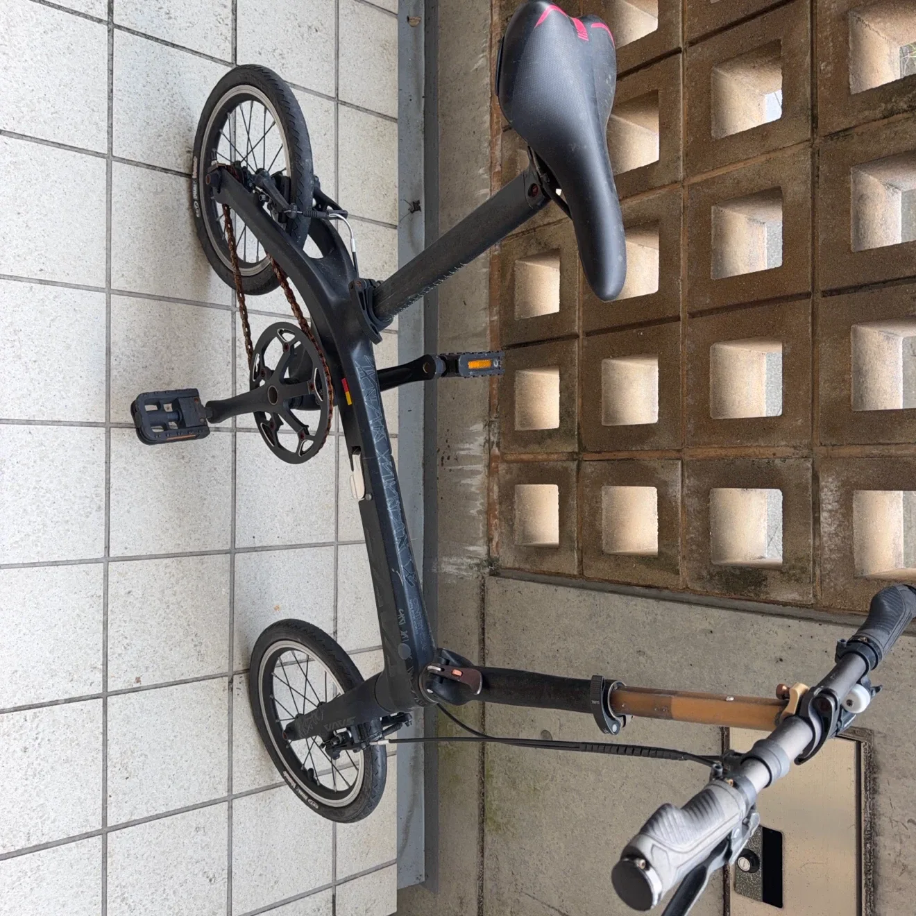 サヴァ 折りたたみ自転車 マットブラック