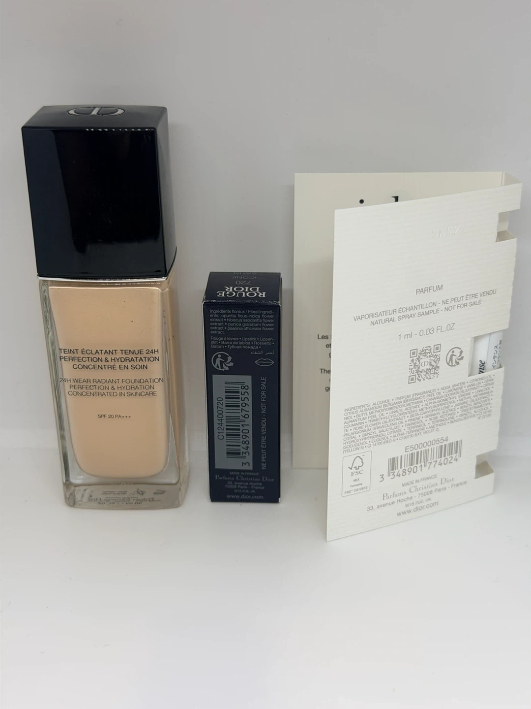 【Dior】ルージュ ディオール 720Sとリキッドファンデーションの写真2枚目