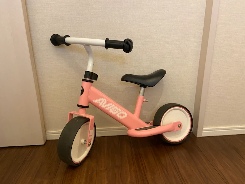 アヴィーゴ キッズ用バランスバイク ピンク