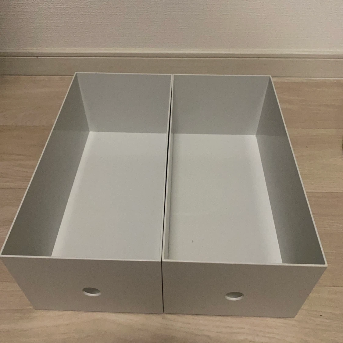 無印良品 ポリプロピレンファイルボックス 2個セットの写真2枚目