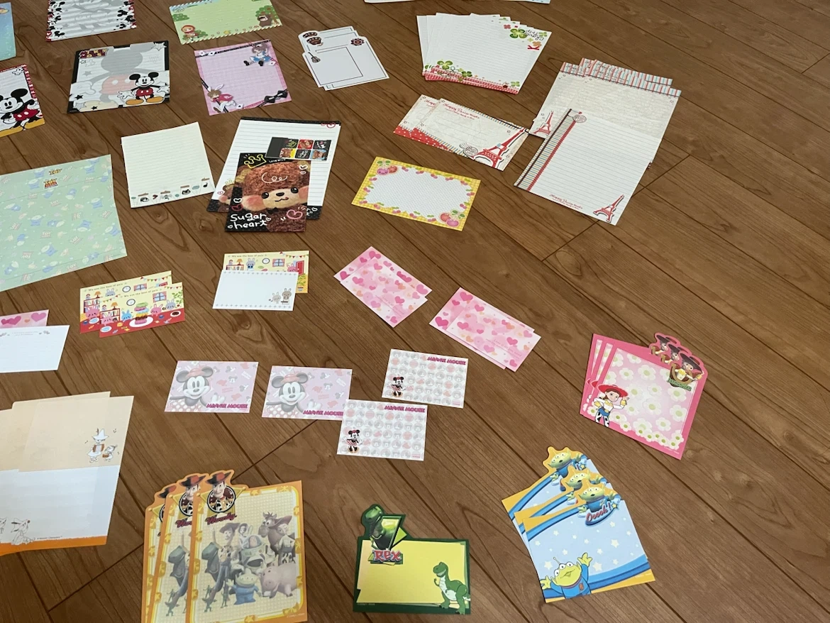 キャラクターメモ帳 レターセット 大量まとめ売りの写真3枚目