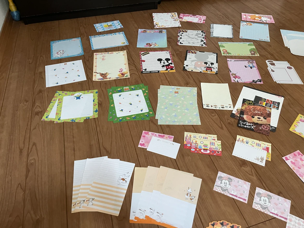 キャラクターメモ帳 レターセット 大量まとめ売りの写真4枚目