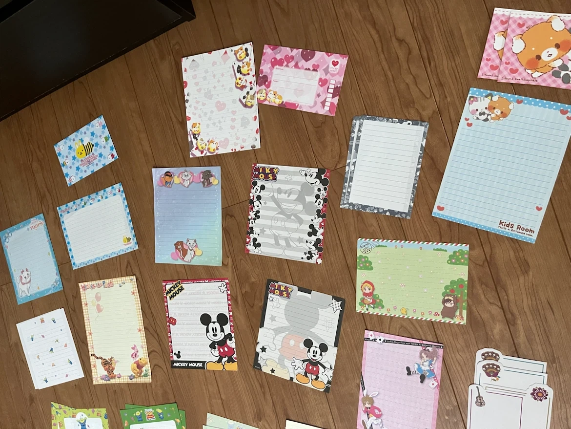 キャラクターメモ帳 レターセット 大量まとめ売りの写真6枚目