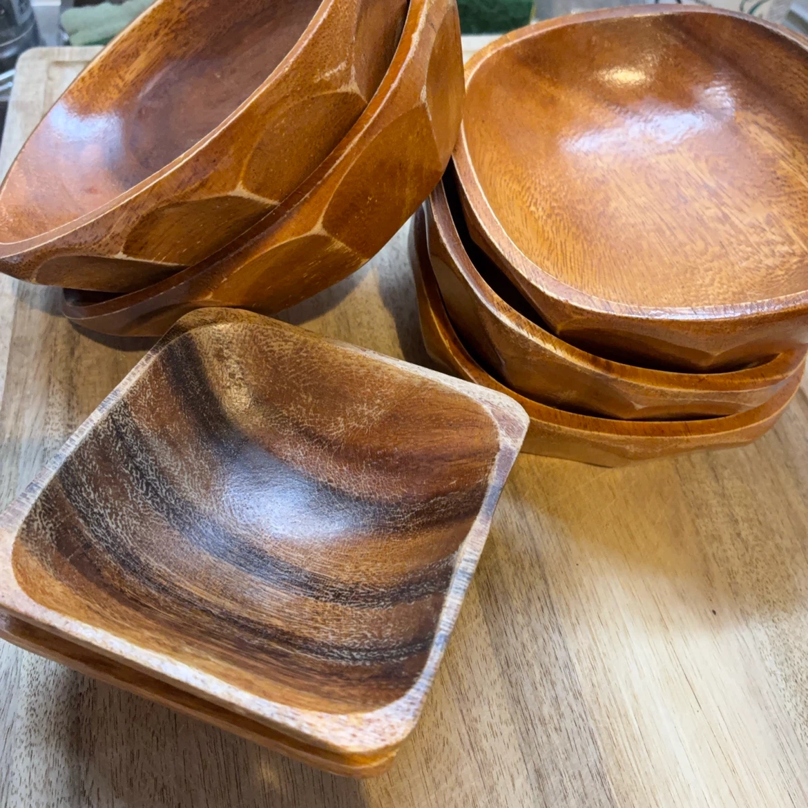 木製ボウルセット 小皿 まとめ売り