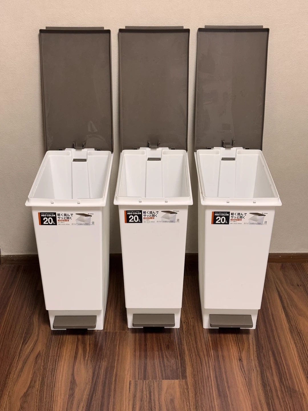 新輝合成 トンボ ネオカラー ペダルペール 20L (3個セット)の写真3枚目