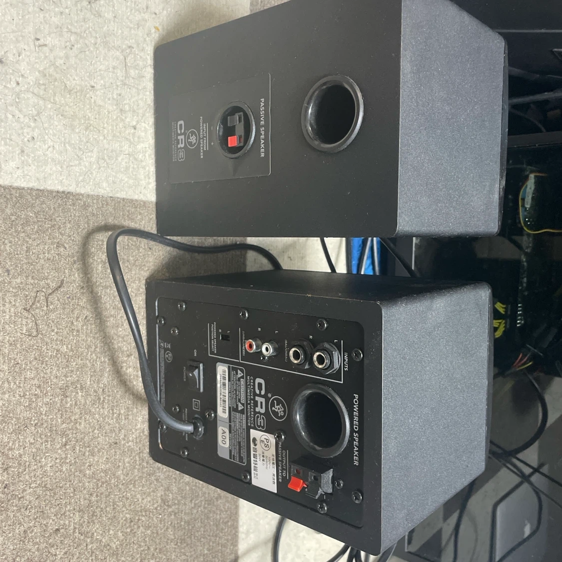 マッキー アクティブスピーカー CR3 ジャンクの写真2枚目
