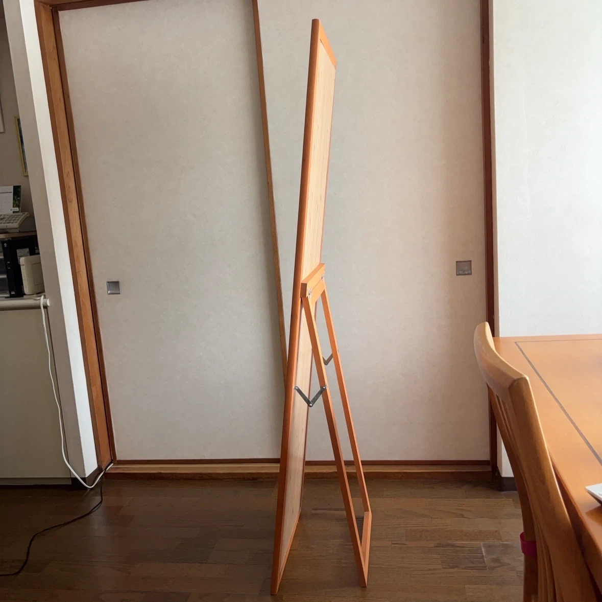 木製 スタンドミラー 全身鏡