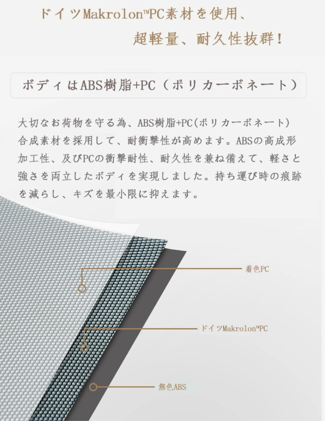 大型スーツケース 90L TSAロック 静音8輪キャスターの写真5枚目