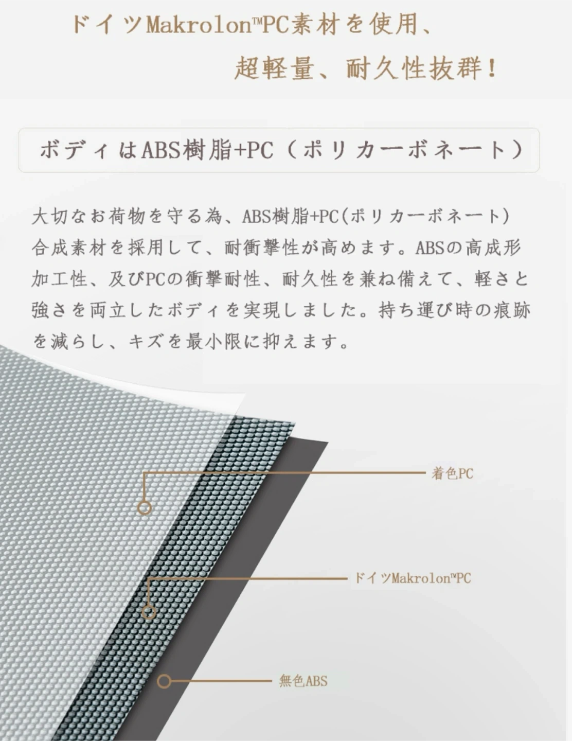 大型スーツケース 90L TSAロック 静音8輪キャスターの写真5枚目