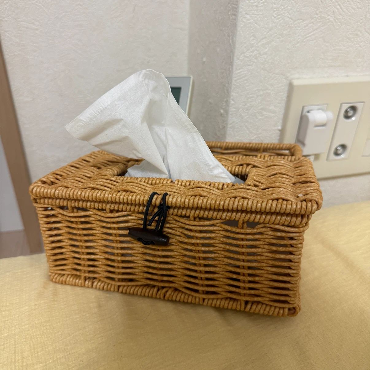 【ラタン ティッシュ&小物収納ボックス】の写真2枚目