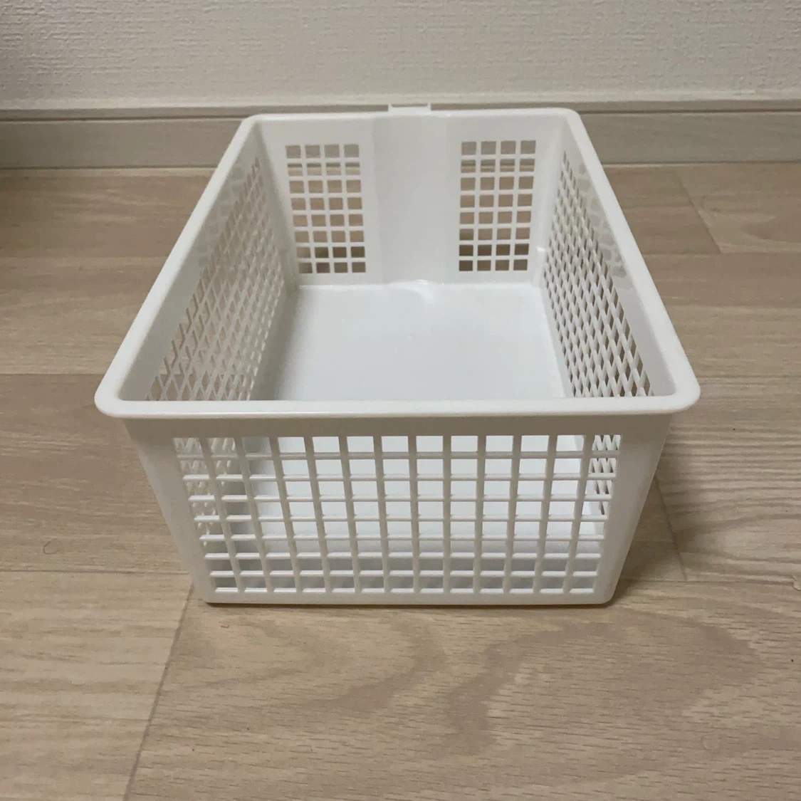収納バスケット ホワイト 2個セット(8/2までの販売)の写真3枚目