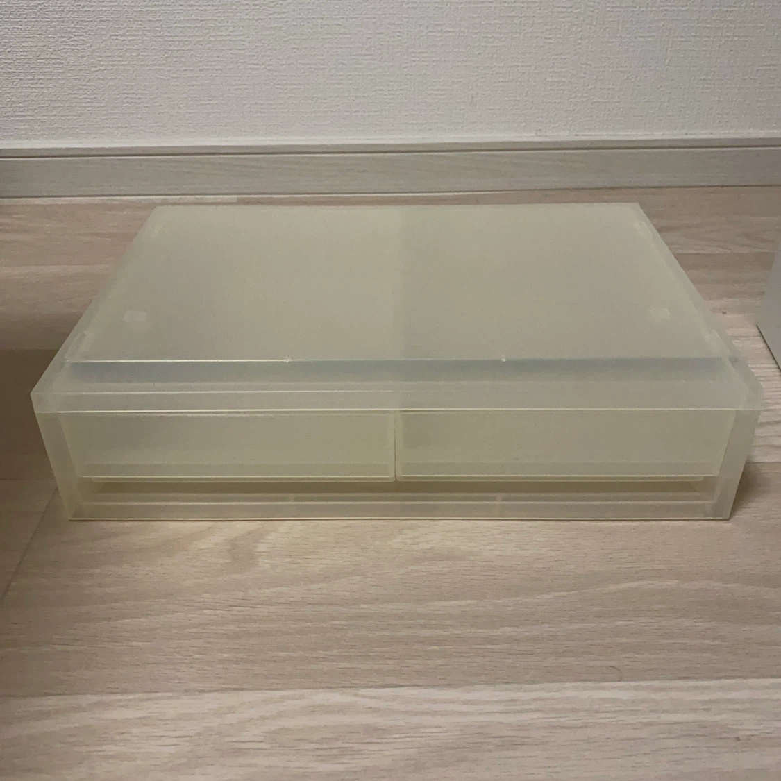 無印良品 ポリプロピレンケース引出式 横ワイド 深型　+ 浅型の写真3枚目
