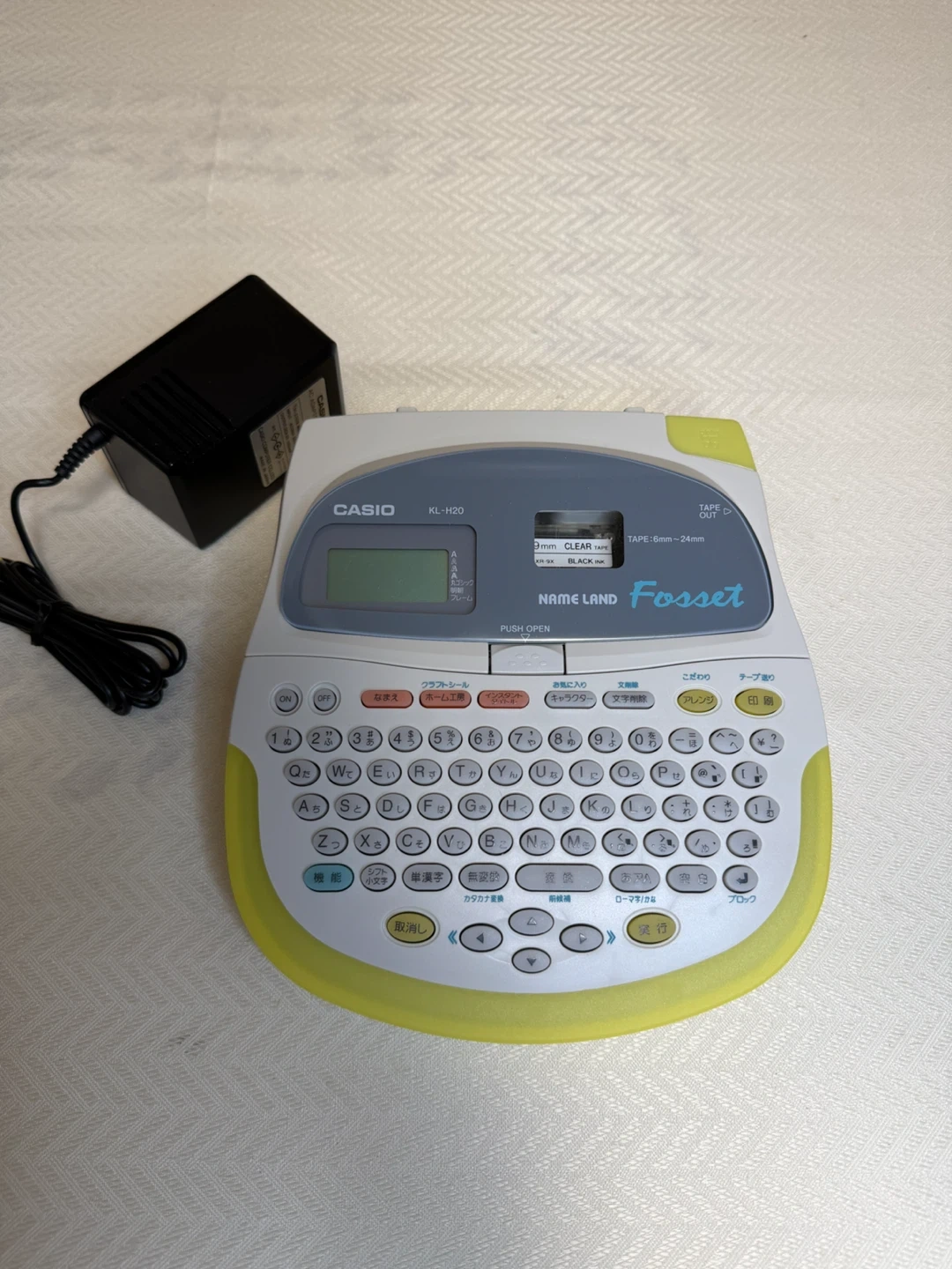 カシオ ネームランド KL-H20 テープカートリッジ付