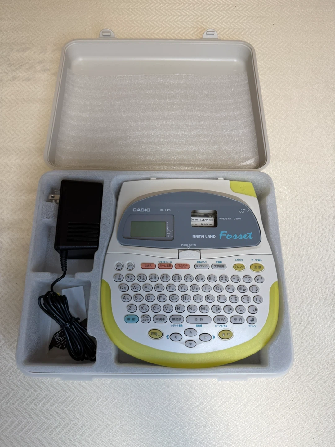 カシオ ネームランド KL-H20 テープカートリッジ付の写真2枚目