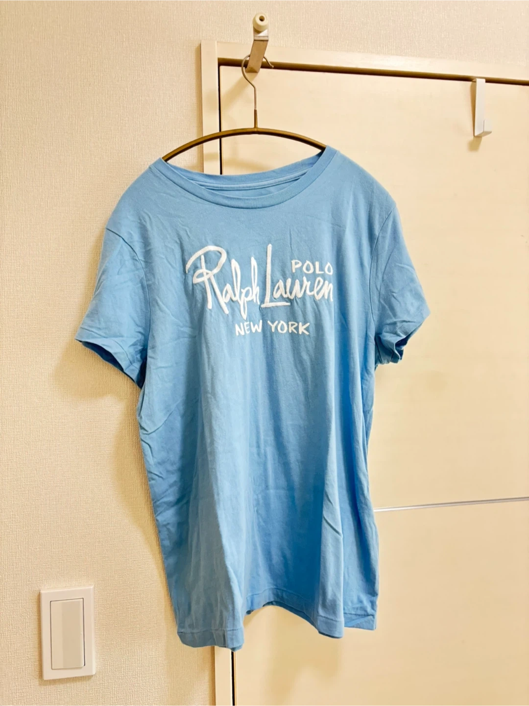 レディース ラルフローレン Tシャツ 水色