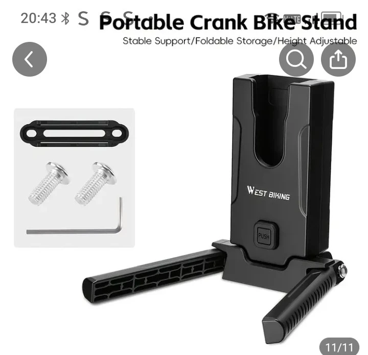 ロードバイク用携帯スタンド