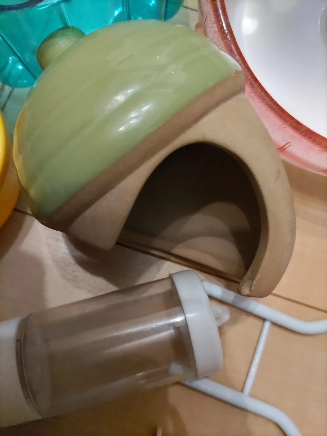 ハムスター飼育用品セット 回し車 給水器 ハウスの写真4枚目