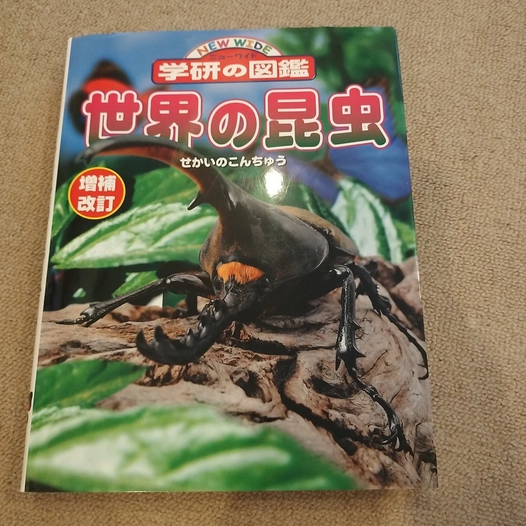 新品 学研の図鑑 世界の昆虫