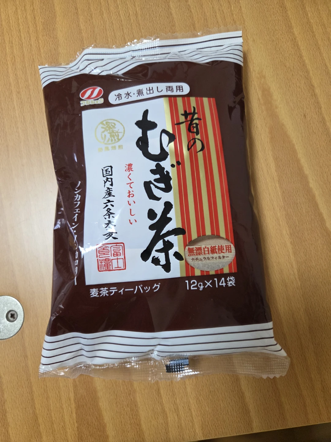 フジショク 昔のむぎ茶 ティーバッグ 12g×14袋