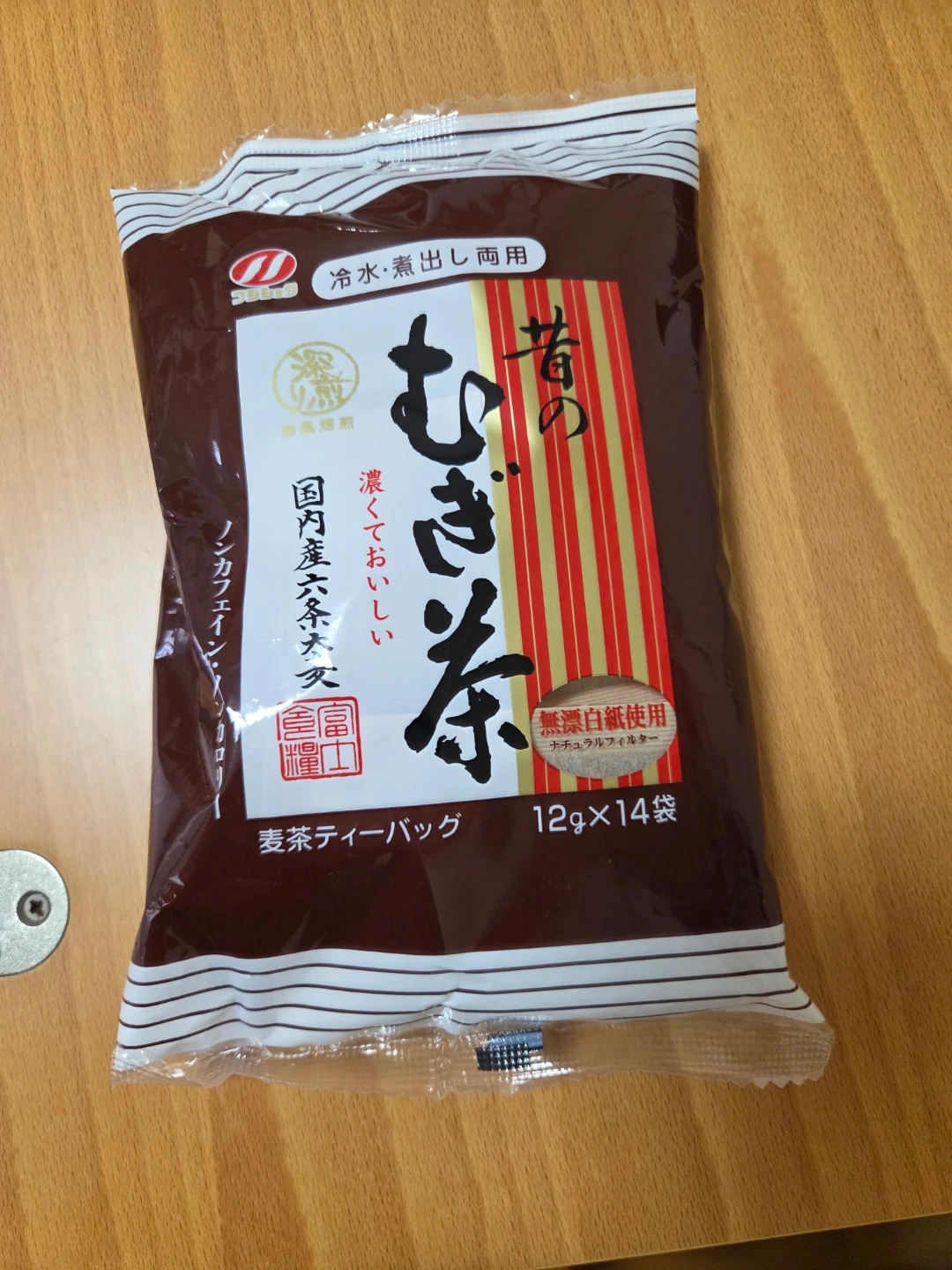 フジショク 昔のむぎ茶 ティーバッグ 12g×14袋