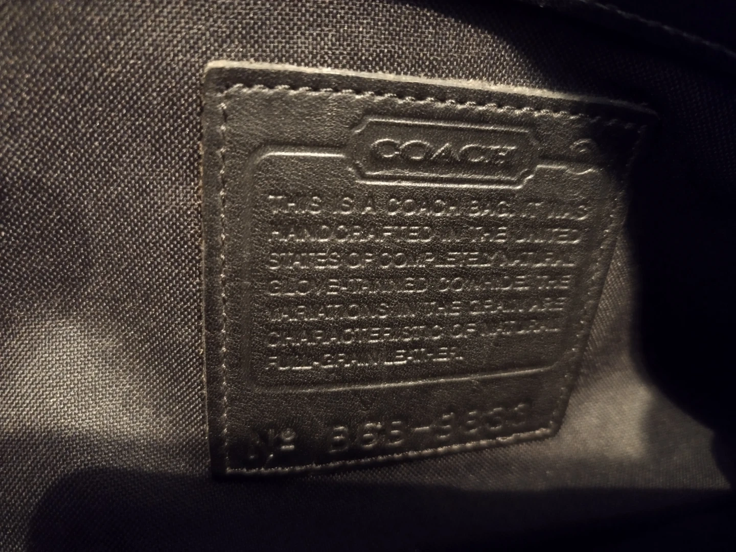 COACHセカンドバッグの写真3枚目
