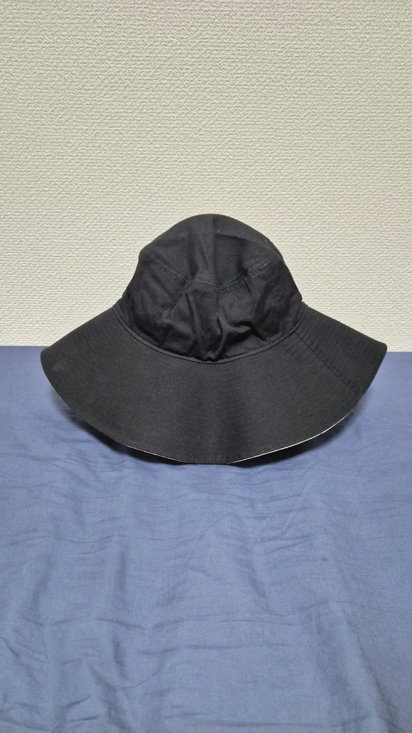 ユニクロ イネス ハット 黒 ベージュ