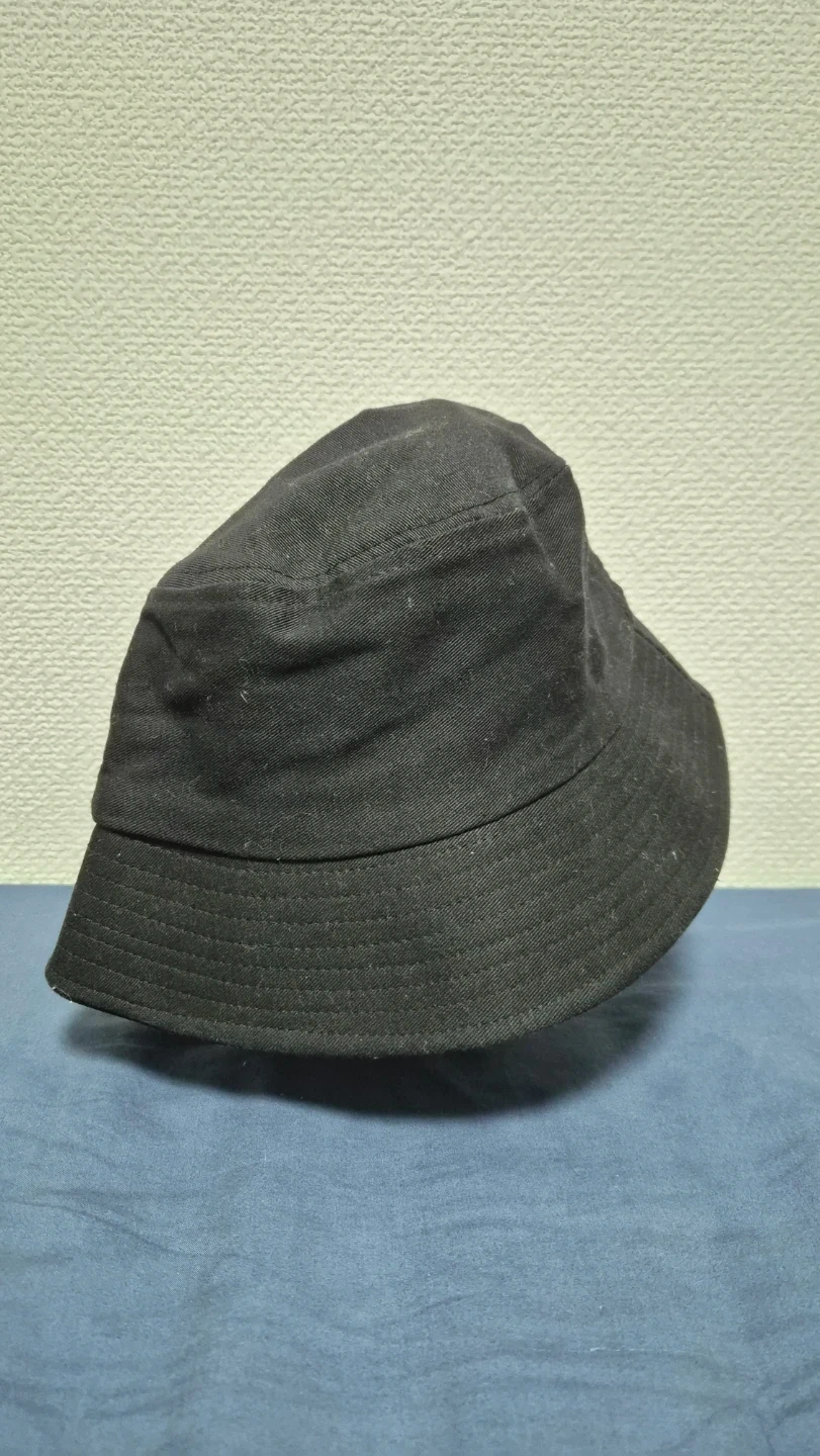 バケットハット ブラック 無地 58cm