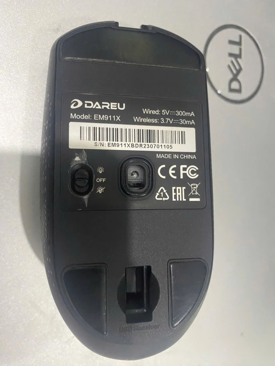 ダレウ ゲーミングマウス EM911X
