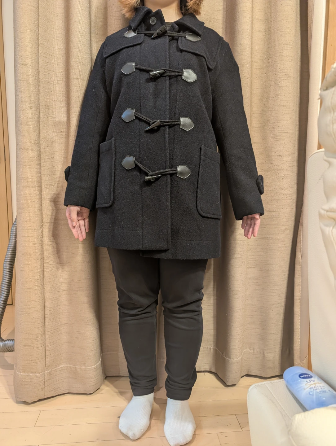 ダッフルコート ネイビーの写真2枚目