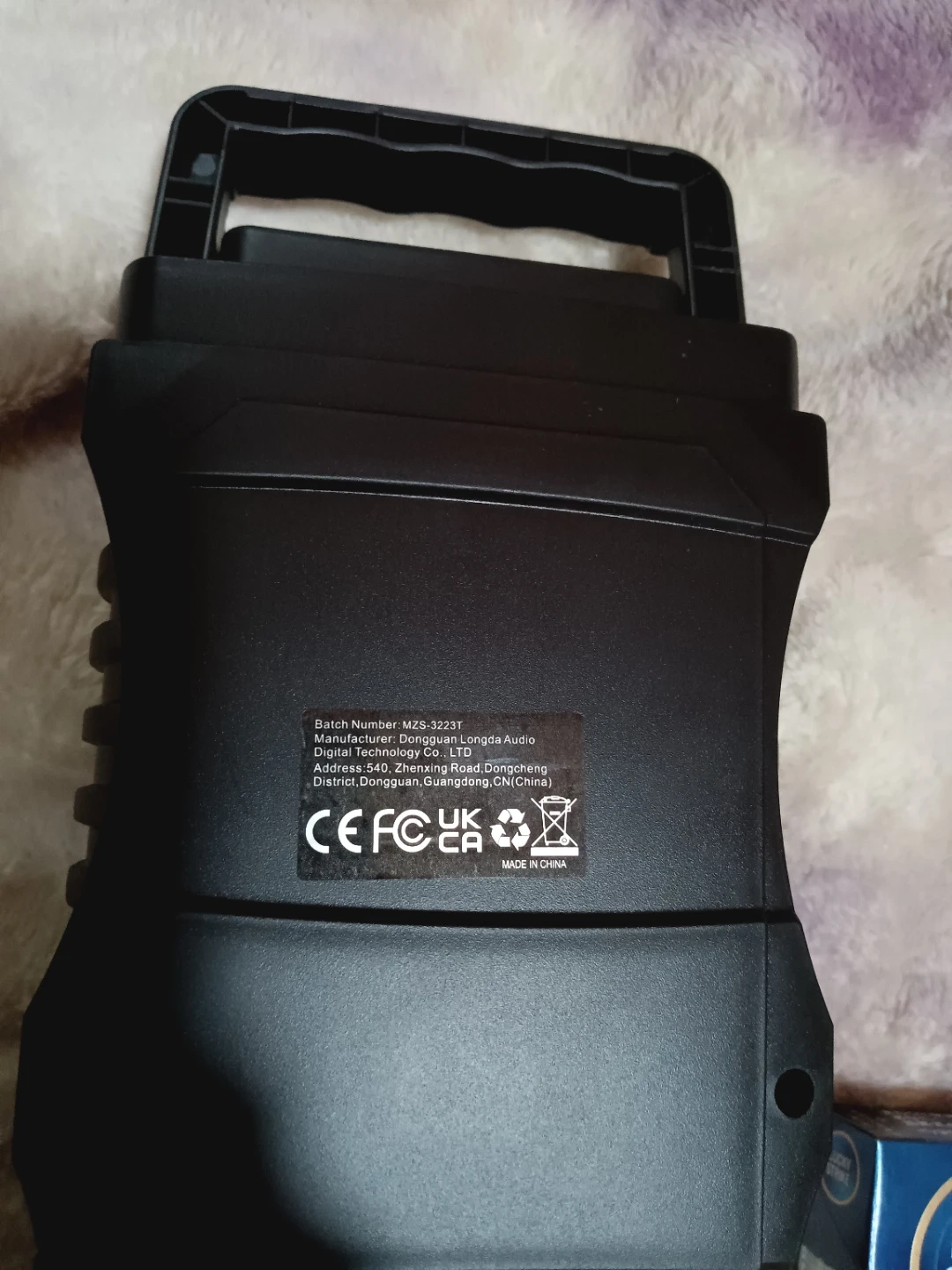 ポータブルスピーカー MZS-3223Tの写真4枚目
