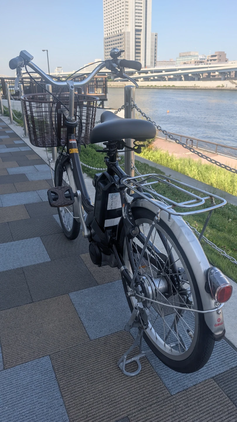 ヤマハ パス シオン 前後20インチ 電動アシスト自転車の写真4枚目