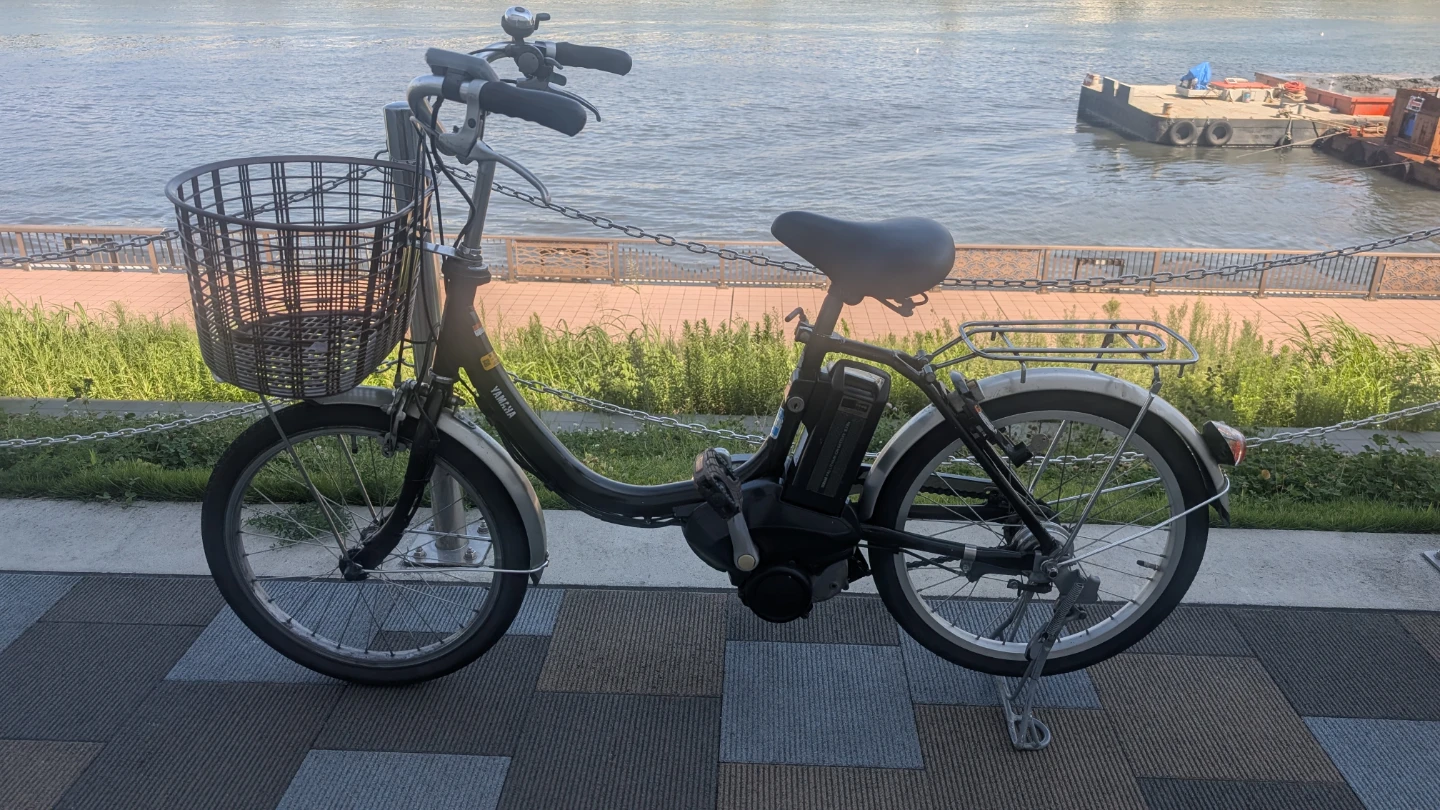 ヤマハ パス シオン 前後20インチ 電動アシスト自転車の写真7枚目
