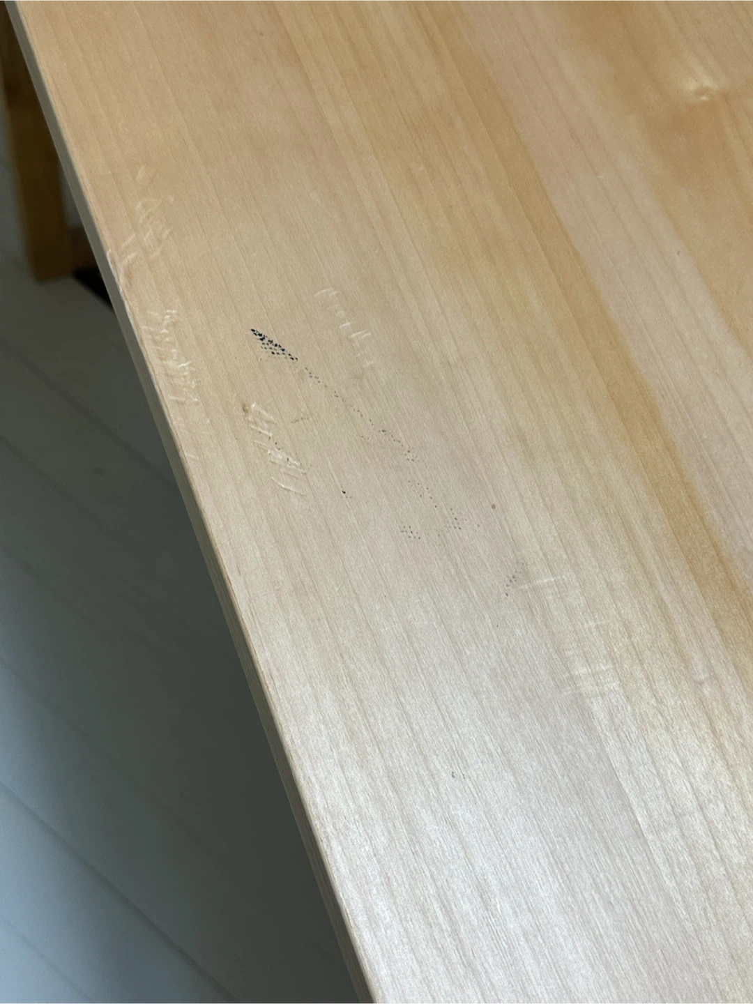 ニトリ　木製デスク 勉強机　引き出し付き ナチュラルの写真6枚目