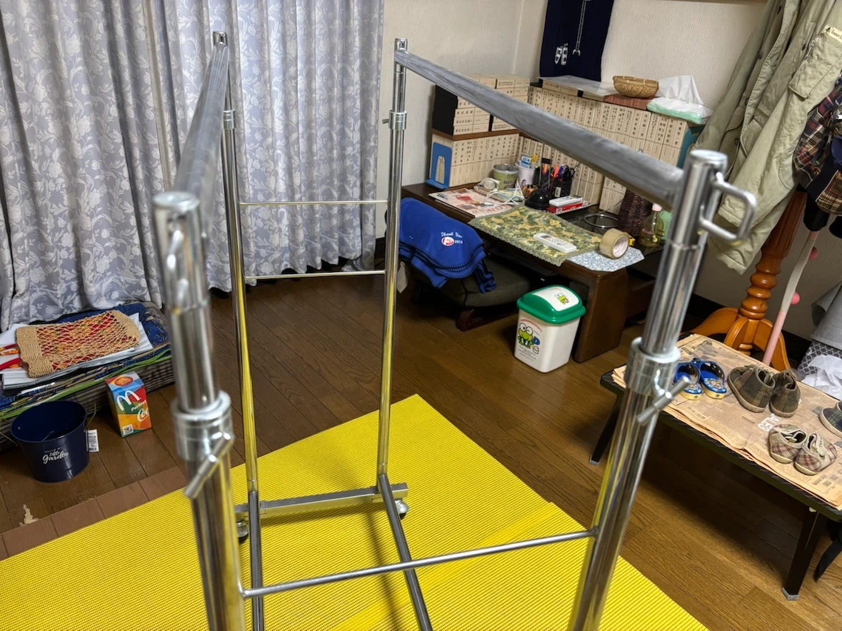 ダブルハンガーラック キャスター付きの写真6枚目
